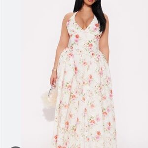 ISO… Eliza Floral Eyelet Maxi Dress - Elegant Spring Sundress. Not For Sale….